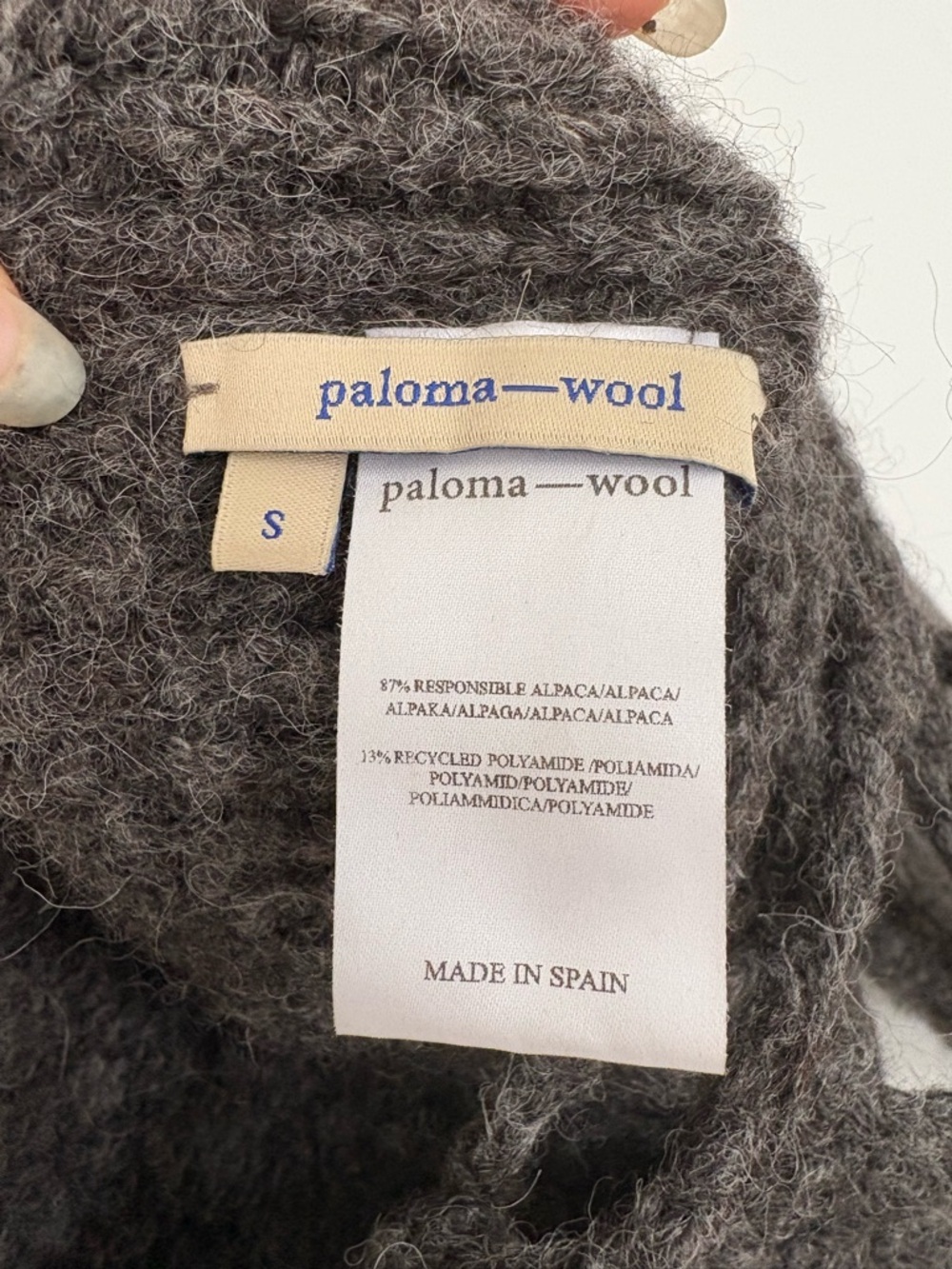 PALOMA WOOL reversible Sweater - Dark Charcoal - Picture 3 of 6